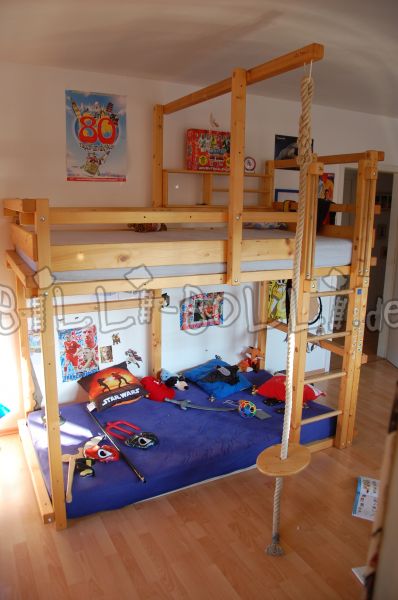 Hochbett aus Fichte (Hochbett gebraucht) Hochbett aus Fichte (Hochbett gebraucht)