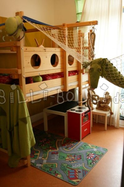 Hochbett aus Fichte (Hochbett gebraucht) Hochbett aus Fichte (Hochbett gebraucht)