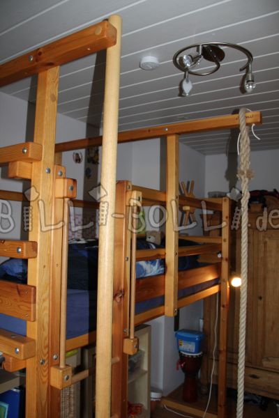 Hochbett aus Kiefer (Hochbett gebraucht) Hochbett aus Kiefer (Hochbett gebraucht)
