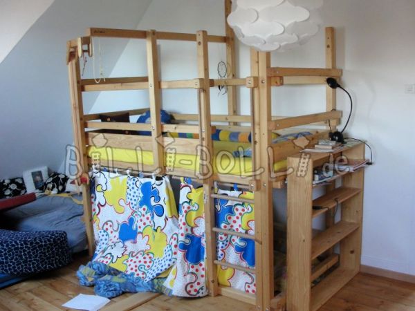 Hochbett Billi-Bolli, Ölwachsbehandelt (Hochbett gebraucht) Hochbett Billi-Bolli, Ölwachsbehandelt (Hochbett gebraucht)