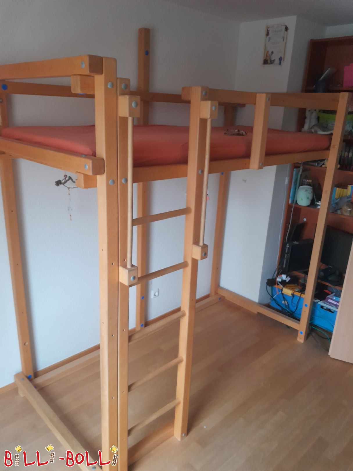 Inserat 5737: Hochbett Buche geölt Hochbett Buche geölt (Kategorie: Hochbett mitwachsend gebraucht)