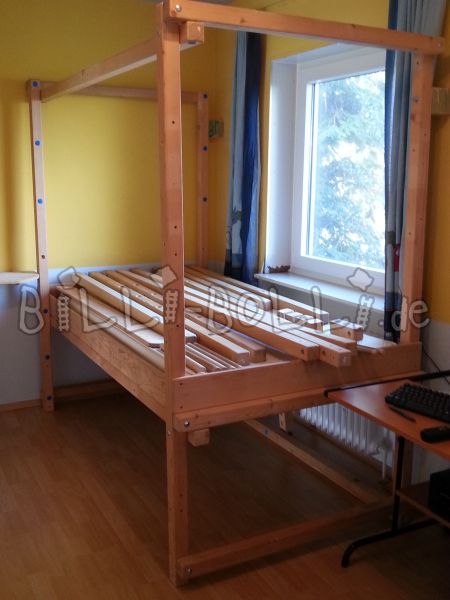 Hochbett, Fichte unbehandelt, 100x200 cm (Hochbett gebraucht) Hochbett, Fichte unbehandelt, 100x200 cm (Hochbett gebraucht)
