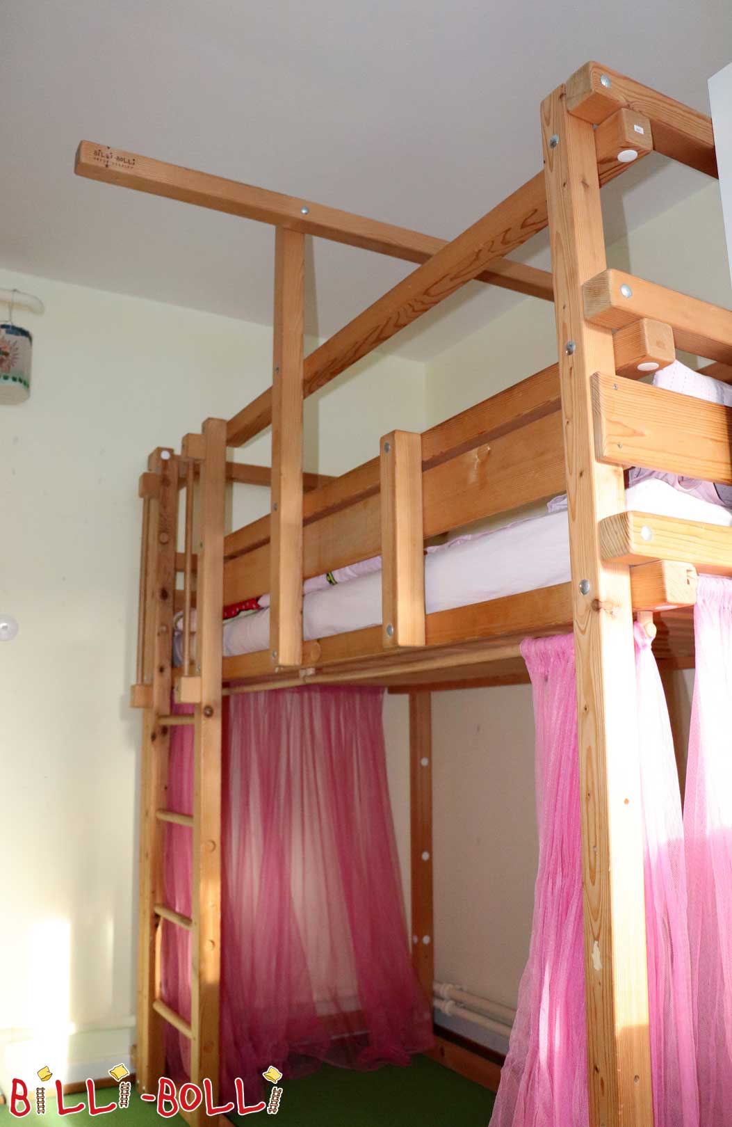 Hochbett, Fichte unbehandelt, 90 x 200 cm (Hochbett gebraucht)