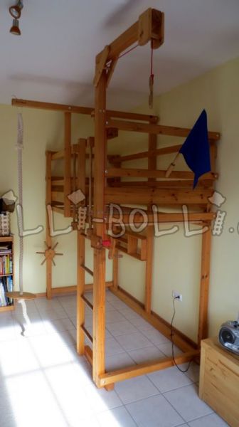 Hochbett in Fichte (Hochbett gebraucht) Hochbett in Fichte (Hochbett gebraucht)