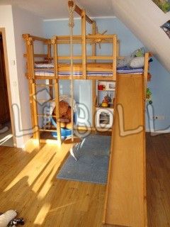 Hochbett mit Dachschrägenstufe (Hochbett gebraucht) Hochbett mit Dachschrägenstufe (Hochbett gebraucht)