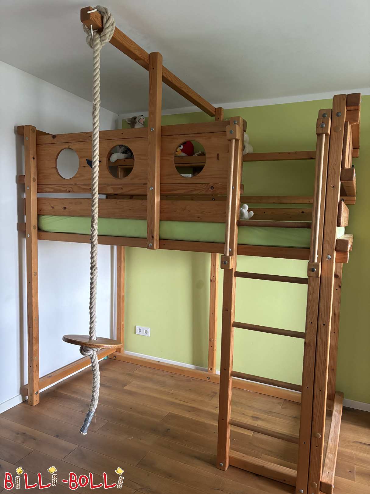 Hochbett mitwachsend / 100x200 / Fichte geölt gewachst in Glashütten (Kategorie: Hochbett mitwachsend gebraucht)