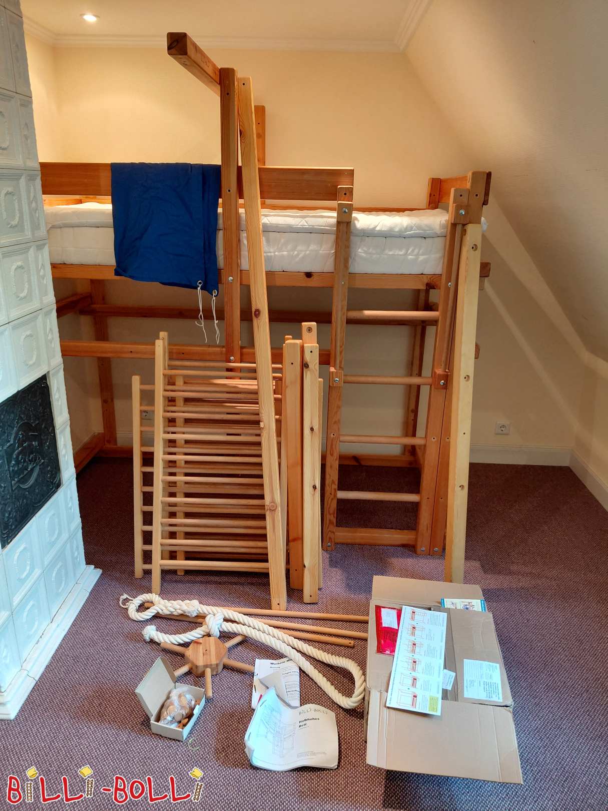 Hochbett mitwachsend, Babybett (Kategorie: Hochbett mitwachsend gebraucht)