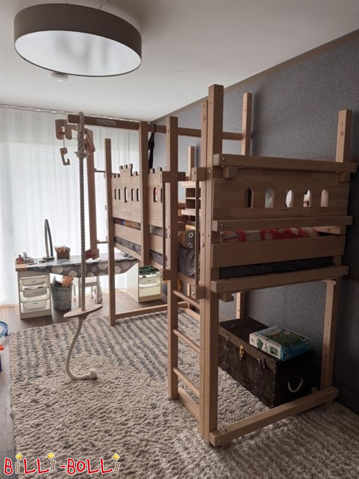 Hochbett Mitwachsend mit Zubehör (3063 Ittigen) in Top Zustand! (Kategorie: Hochbett mitwachsend gebraucht)
