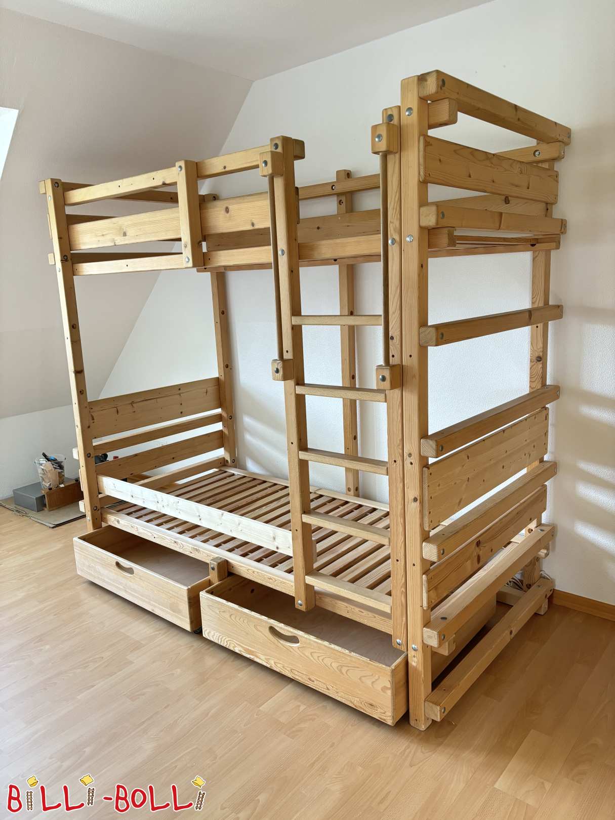 Jugend-Etagenbett mit zwei Schubladen (Kategorie: Jugend-Etagenbett gebraucht)