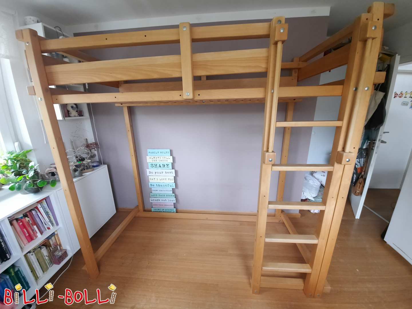 Jugendhochbett (Kategorie: Jugend-Hochbett gebraucht)