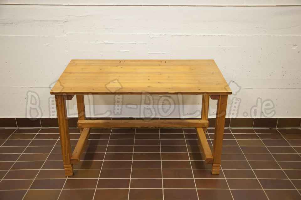 Kinderschreibtisch 123 cm, Kiefer honigfarbend geölt (Kindermöbel gebraucht) Kinderschreibtisch 123 cm, Kiefer honigfarbend geölt (Kindermöbel gebraucht)