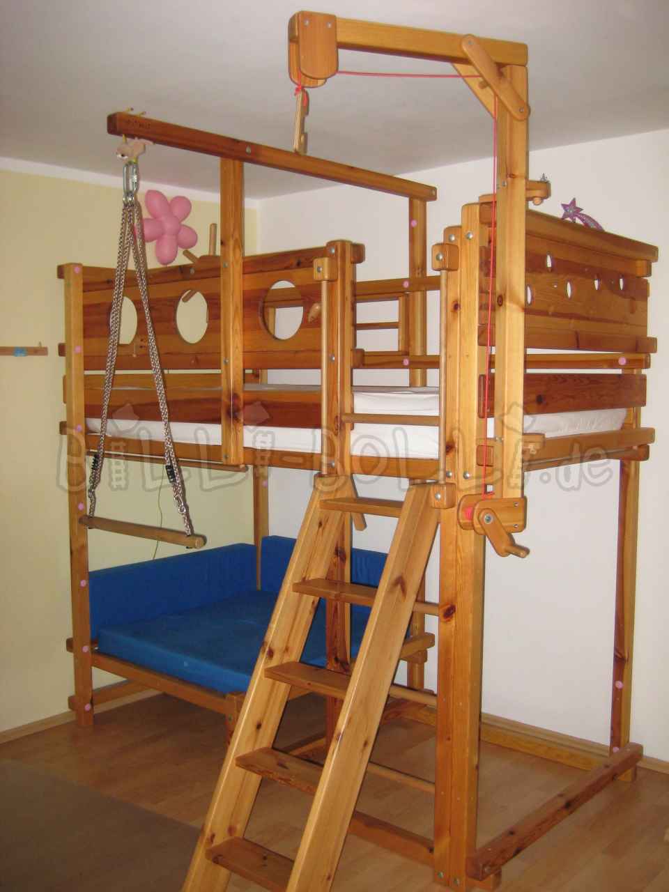 Kuscheleckenbett in Kiefer (Kategorie: Kindermöbel gebraucht)