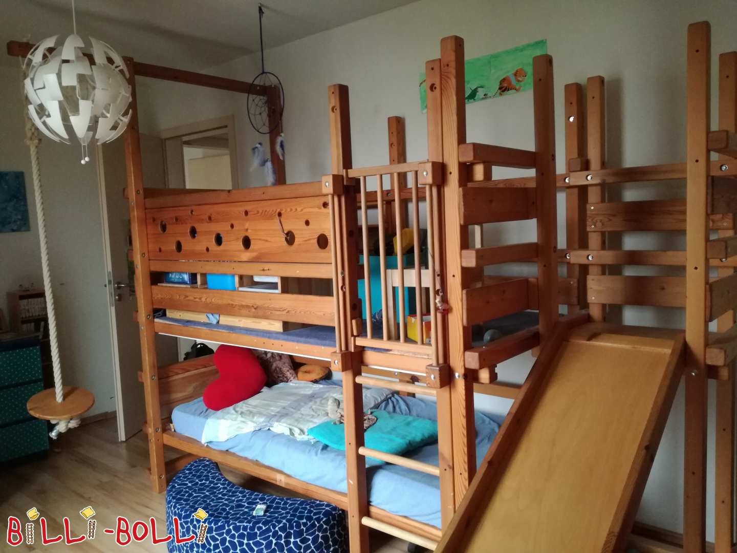 Mäuse-Etagenbett aus Kiefer mit Rutschenturm in Berlin (Etagenbett gebraucht) Mäuse-Etagenbett aus Kiefer mit Rutschenturm in Berlin (Etagenbett gebraucht)