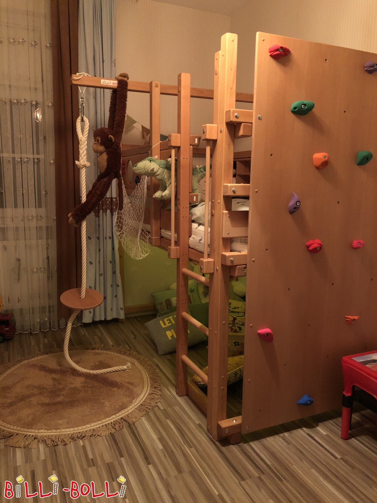 Mitwachsendes Hochbett - wenig benutzt (Kategorie: Hochbett mitwachsend gebraucht)