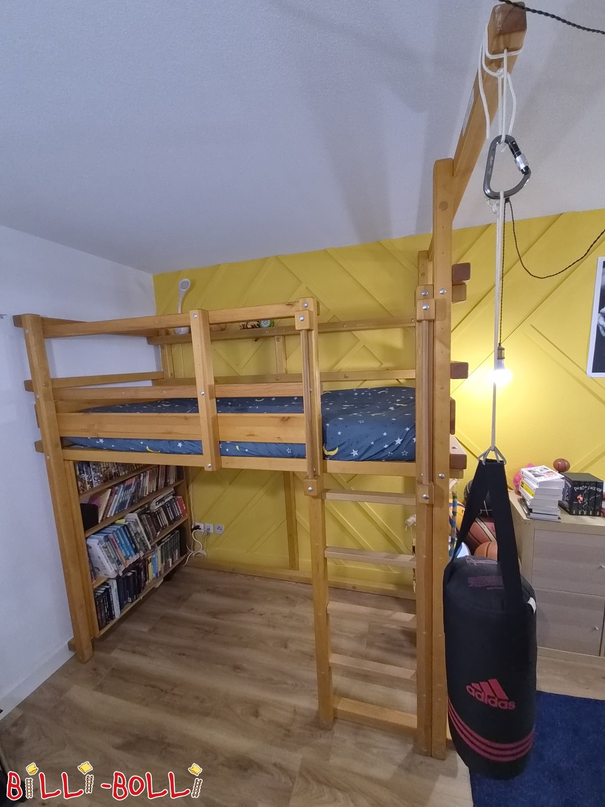 Inserat 5736: Mitwachsendes geöltes Hochbett mit Zubehör im Aargau, Schweiz Mitwachsendes geöltes Hochbett mit Zubehör im Aargau, Schweiz (Kategorie: Hochbett mitwachsend gebraucht)