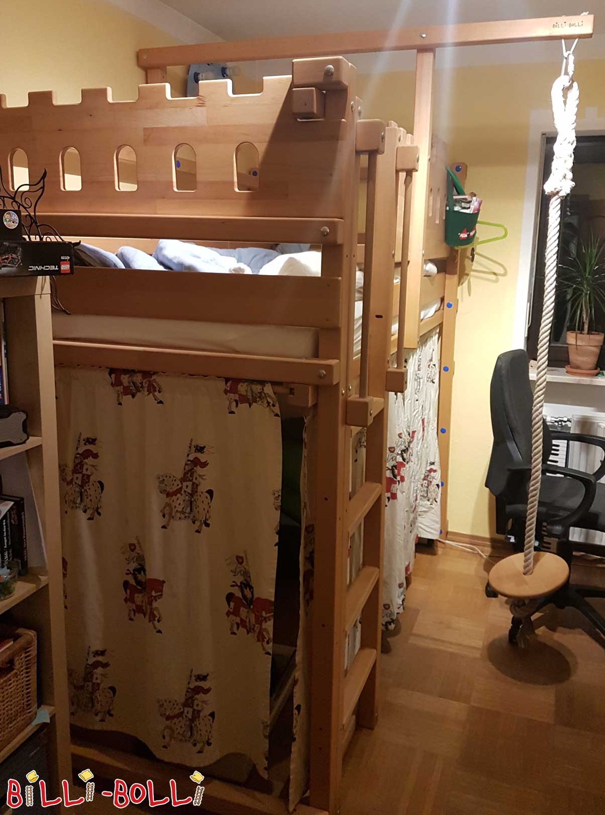 Mitwachsendes Hochbett - Ritterburgoptik (Hochbett gebraucht)