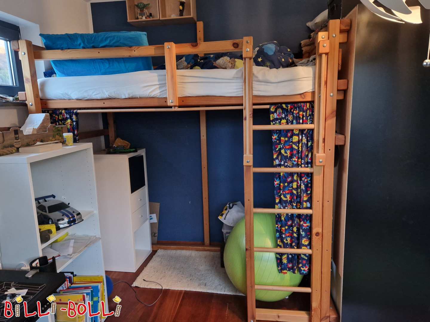 Mitwachsendes Hochbett, 100×200 cm wegen Umbau zu verkaufen (Kategorie: Hochbett mitwachsend gebraucht)