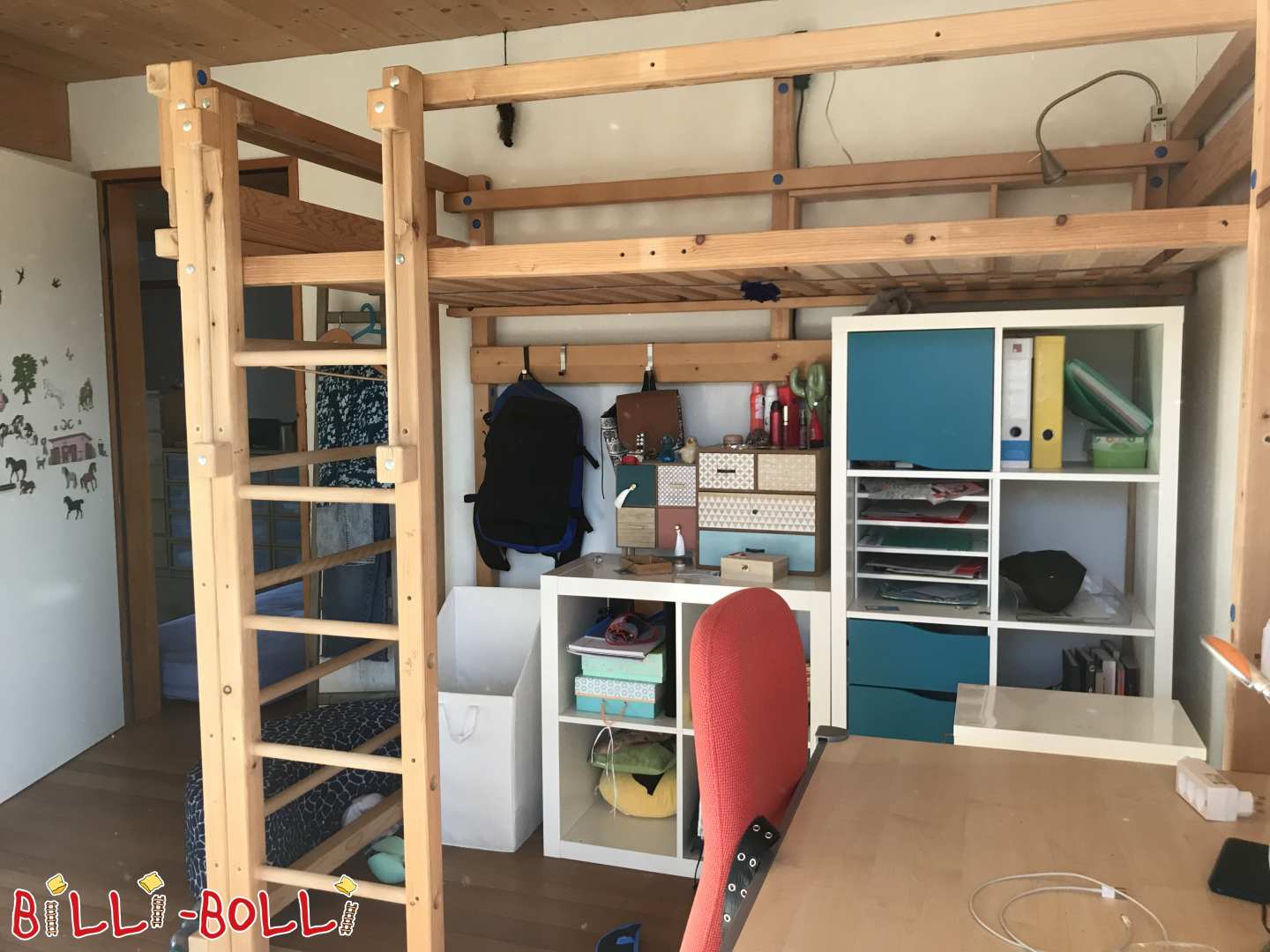 Mitwachsendes Hochbett 120 x 200 (Kategorie: Zubehör/Erweiterungsteile gebraucht)