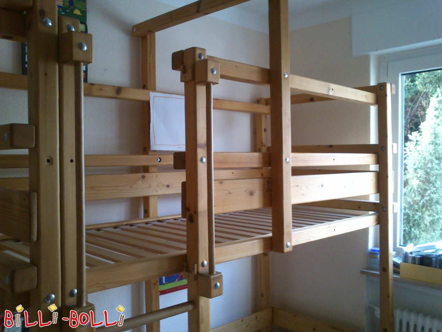 Mitwachsendes Hochbett 80 x 190 cm plus Erweiterung zum Etagenbett (Kategorie: Hochbett mitwachsend gebraucht)