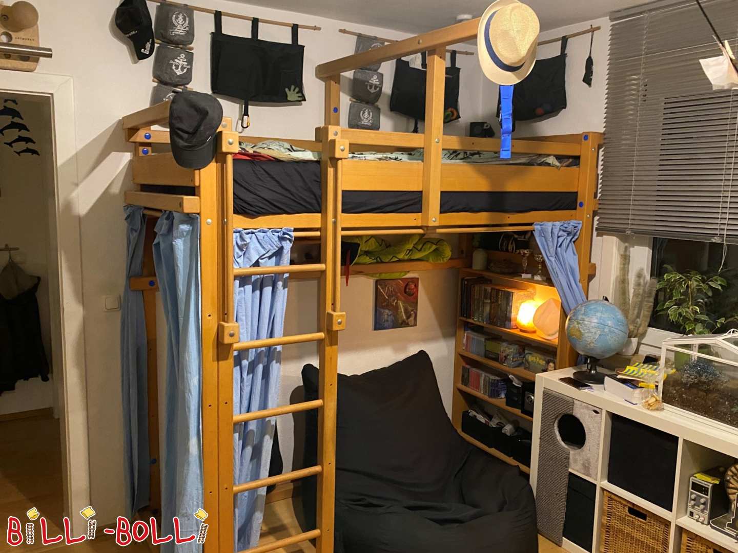 Mitwachsendes Hochbett 80 x 200 im Raum Frankfurt (Kategorie: Hochbett gebraucht)