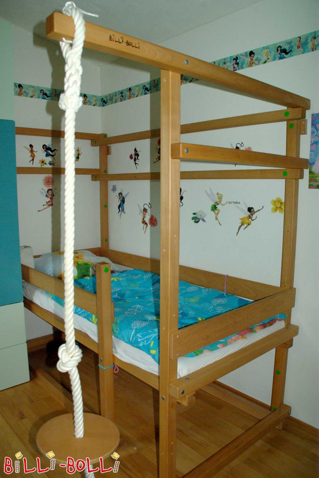 Mitwachsendes Hochbett 90 x 200 cm, Buche geölt (Hochbett gebraucht)