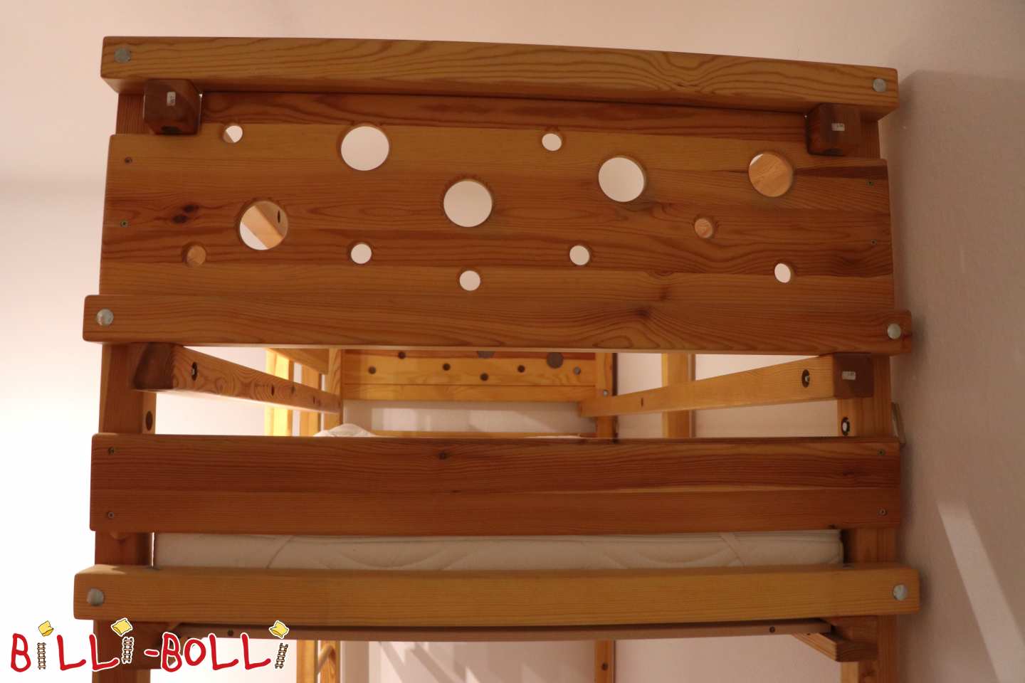 Mitwachsendes Hochbett 90 x 200 cm mit extrahohen Füßen (Berlin) (Kategorie: Hochbett gebraucht)