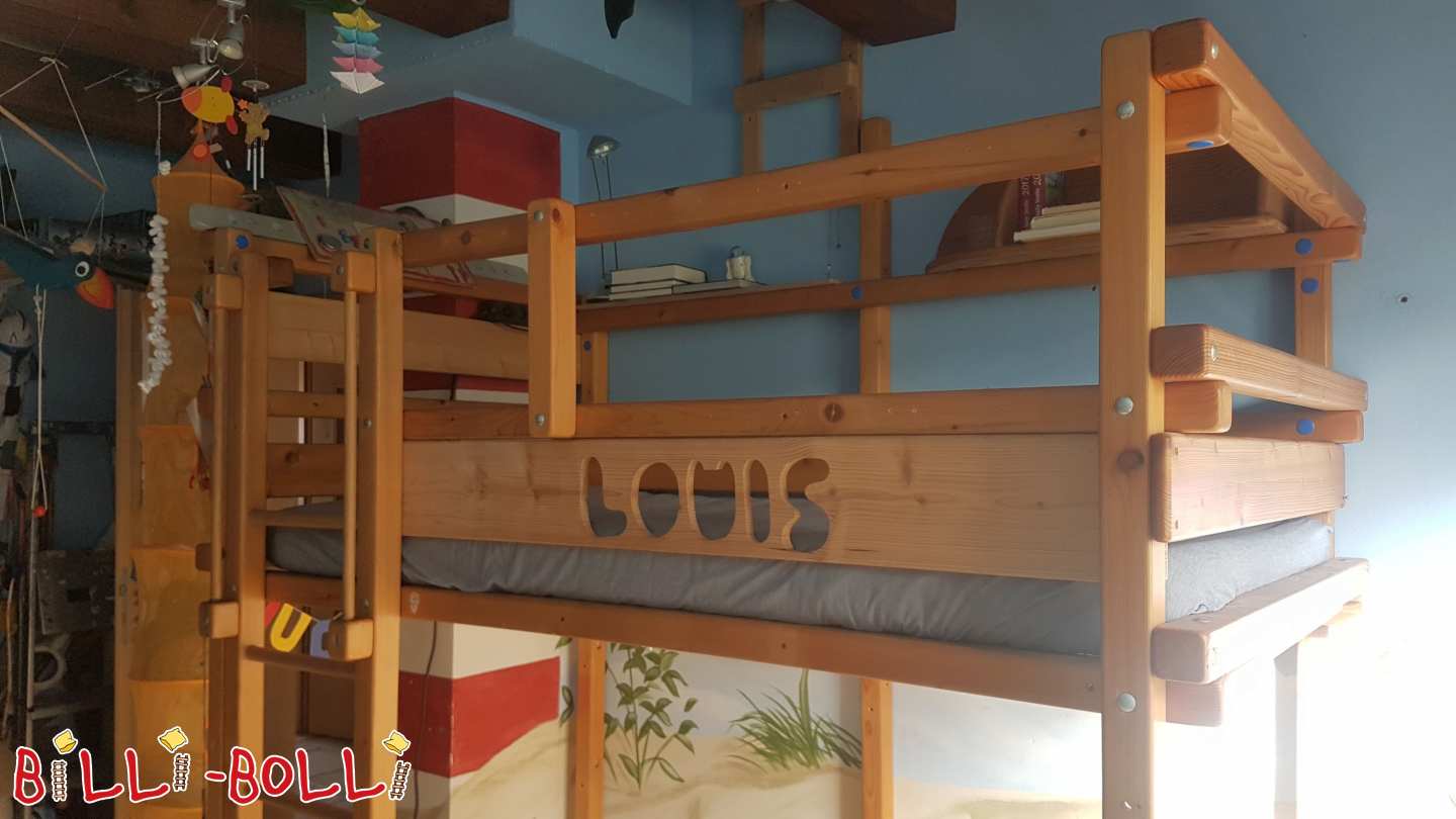 Mitwachsendes Hochbett aus Fichte in Bayreuth (Hochbett gebraucht) Mitwachsendes Hochbett aus Fichte in Bayreuth (Hochbett gebraucht)