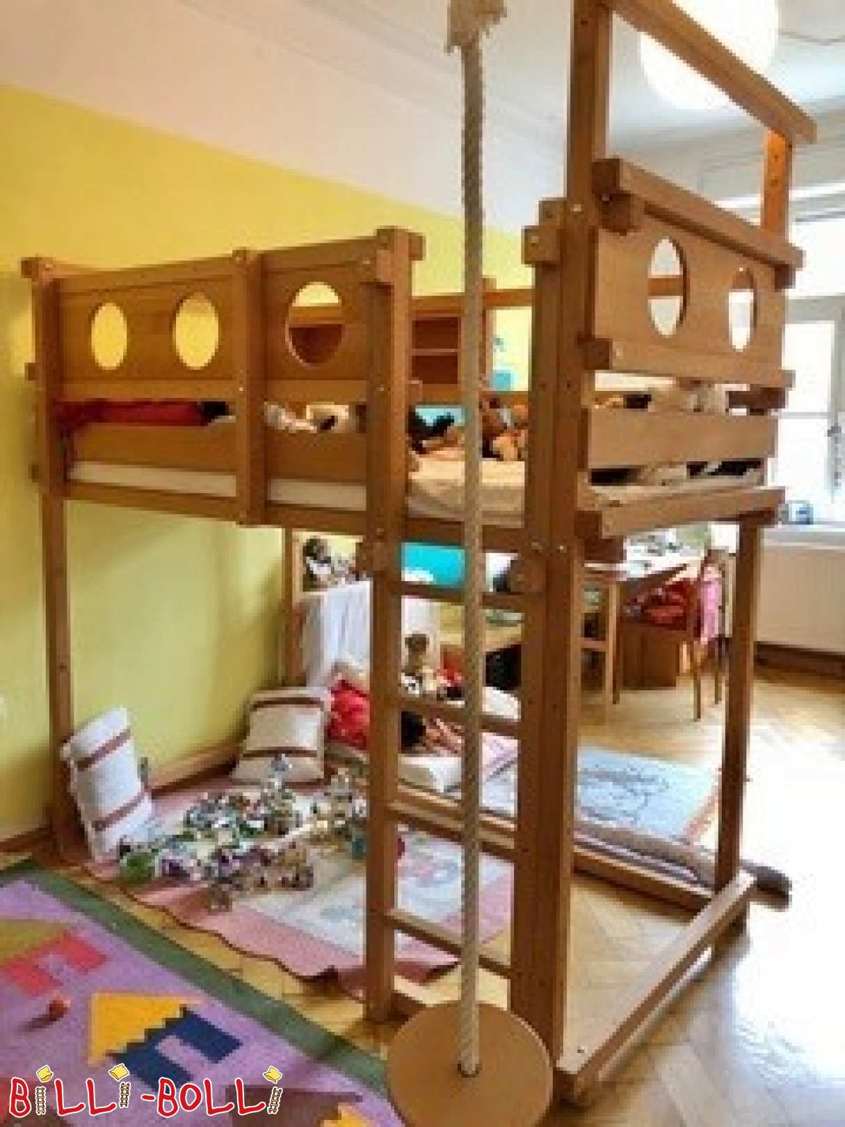 Mitwachsendes Hochbett Buche - geölt-gewachst - 100x200cm in München (Hochbett gebraucht) Mitwachsendes Hochbett Buche - geölt-gewachst - 100x200cm in München (Hochbett gebraucht)