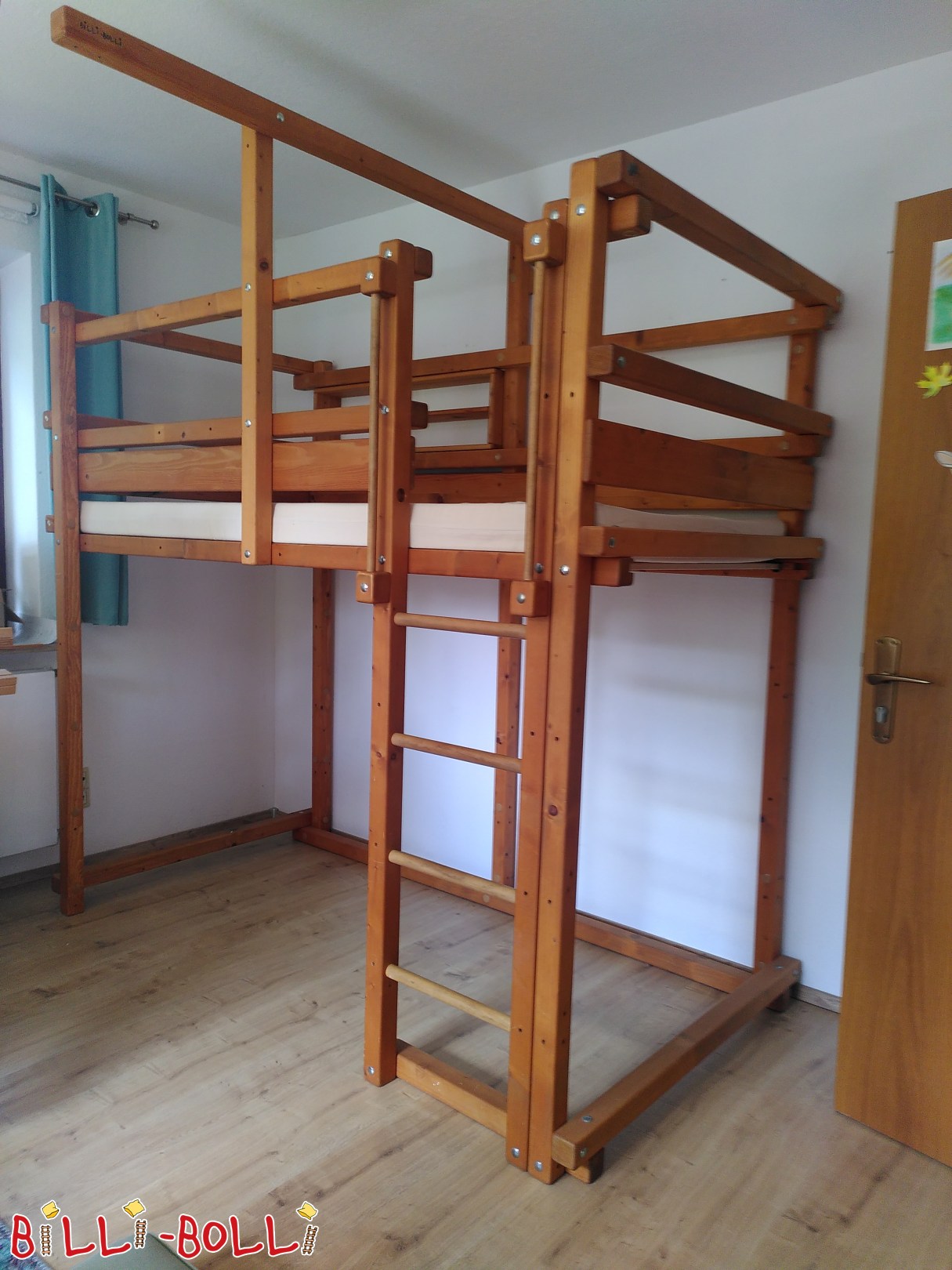 Mitwachsendes Hochbett Fichte geölt (Kategorie: Hochbett mitwachsend gebraucht)