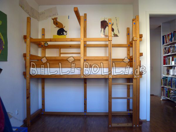Mitwachsendes Hochbett Fichte ölgewachst (Hochbett gebraucht) Mitwachsendes Hochbett Fichte ölgewachst (Hochbett gebraucht)