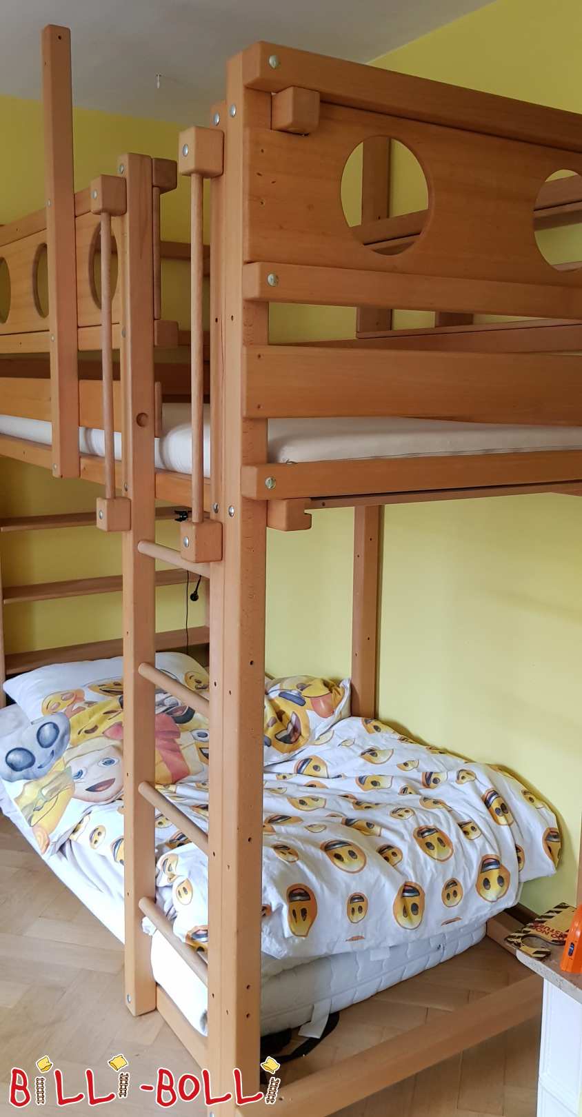 Mitwachsendes Hochbett in Buche geölt in München (Hochbett gebraucht) Mitwachsendes Hochbett in Buche geölt in München (Hochbett gebraucht)