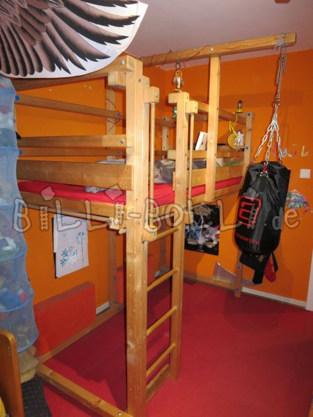 Mitwachsendes Hochbett in Fichte unbehandelt (Hochbett gebraucht) Mitwachsendes Hochbett in Fichte unbehandelt (Hochbett gebraucht)