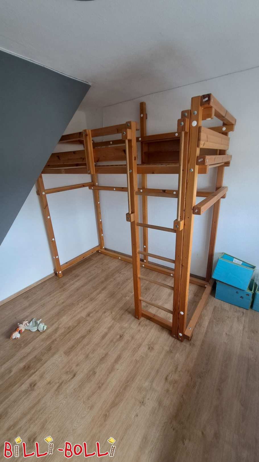 Mitwachsendes Hochbett (Kiefer) in Thüringen (Kategorie: Hochbett mitwachsend gebraucht)