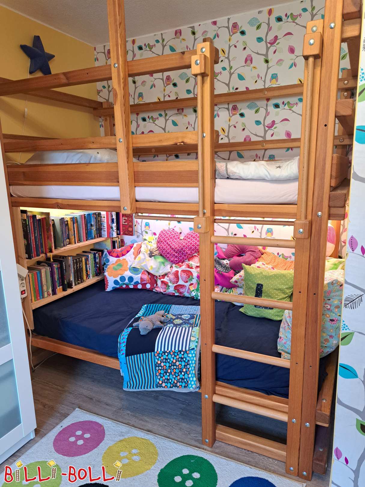 Mitwachsendes Hochbett mit 2. Schlaf-Ebene (Kategorie: Hochbett mitwachsend gebraucht)