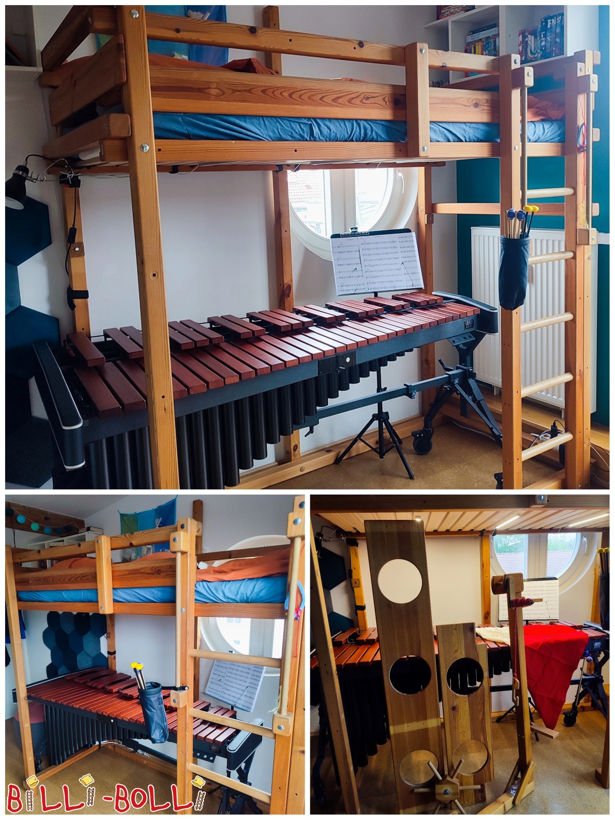 Mitwachsendes Hochbett mit Kojenbrettern in Hennigsdorf (Kategorie: Hochbett mitwachsend gebraucht)