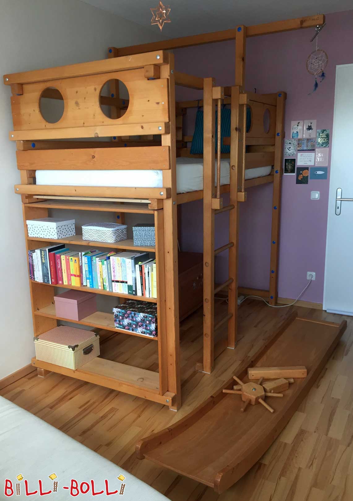 Mitwachsendes Hochbett mit Rutsche (Hochbett gebraucht) Mitwachsendes Hochbett mit Rutsche (Hochbett gebraucht)