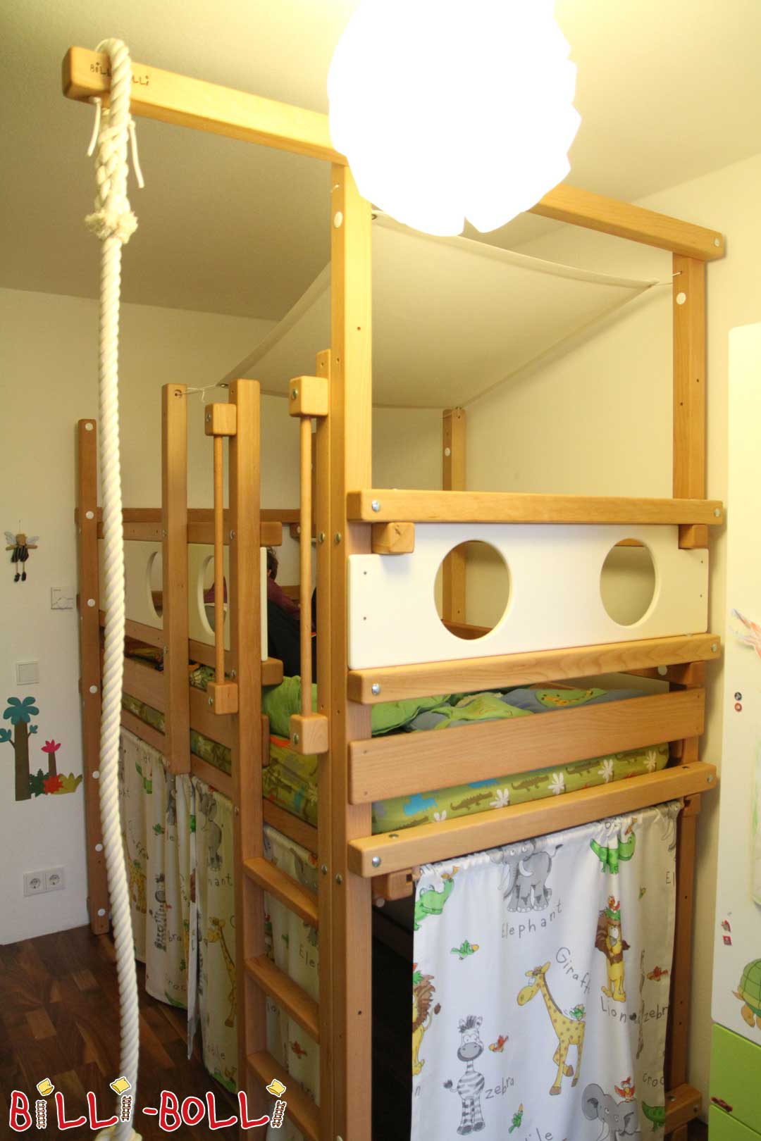 Mitwachsendes Piratenbett (Hochbett gebraucht) Mitwachsendes Piratenbett (Hochbett gebraucht)
