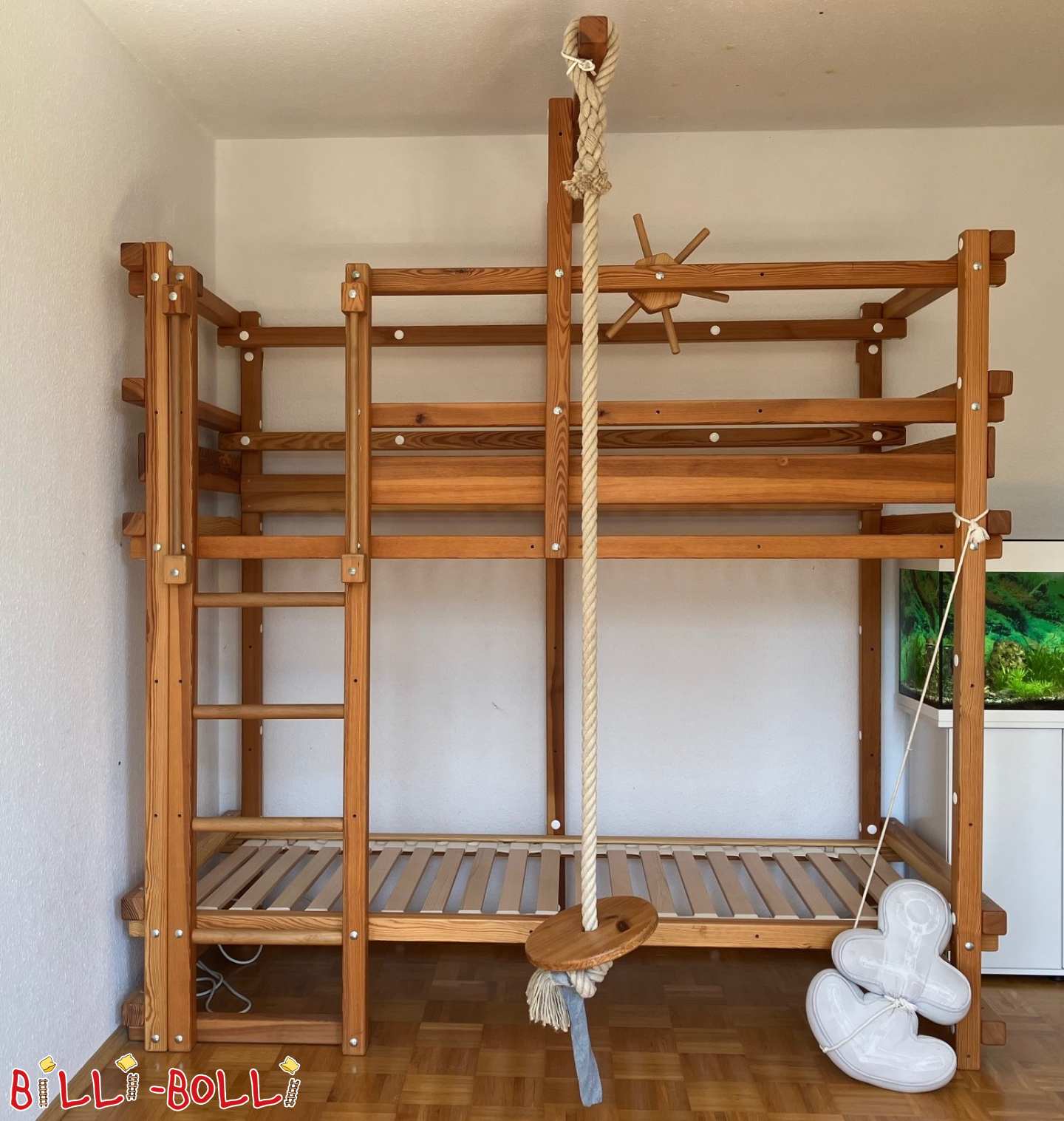 Mitwachsendes Seefahrer-Hochbett mit zweiter Etage – und Anker ;) (Kategorie: Etagenbett gebraucht)