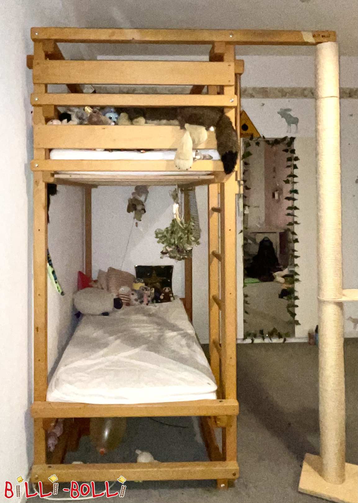 Hochbett/Etagenbett mit zwei Schlafebenen Höhe 228cm (Kategorie: Etagenbett gebraucht)