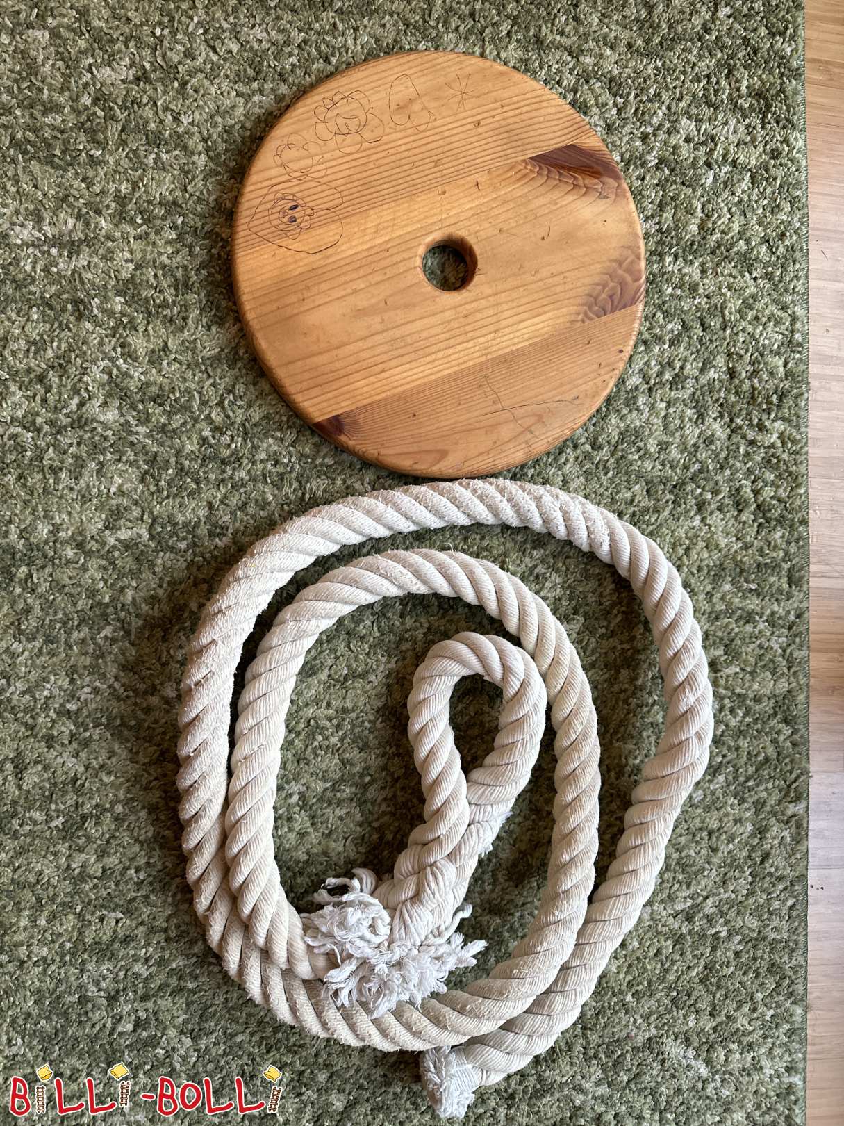 Schaukelteller und Kletterseil (Kategorie: Zubehör/Erweiterungsteile gebraucht)