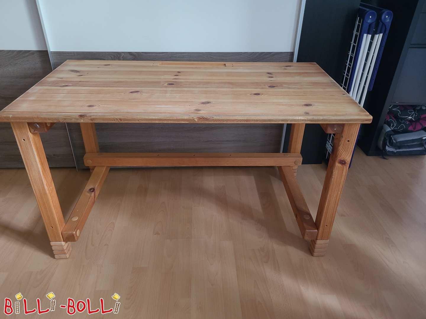Schreibtisch Kiefer geölt 65 x 123 höhenverstellbar (Kategorie: Kindermöbel gebraucht)