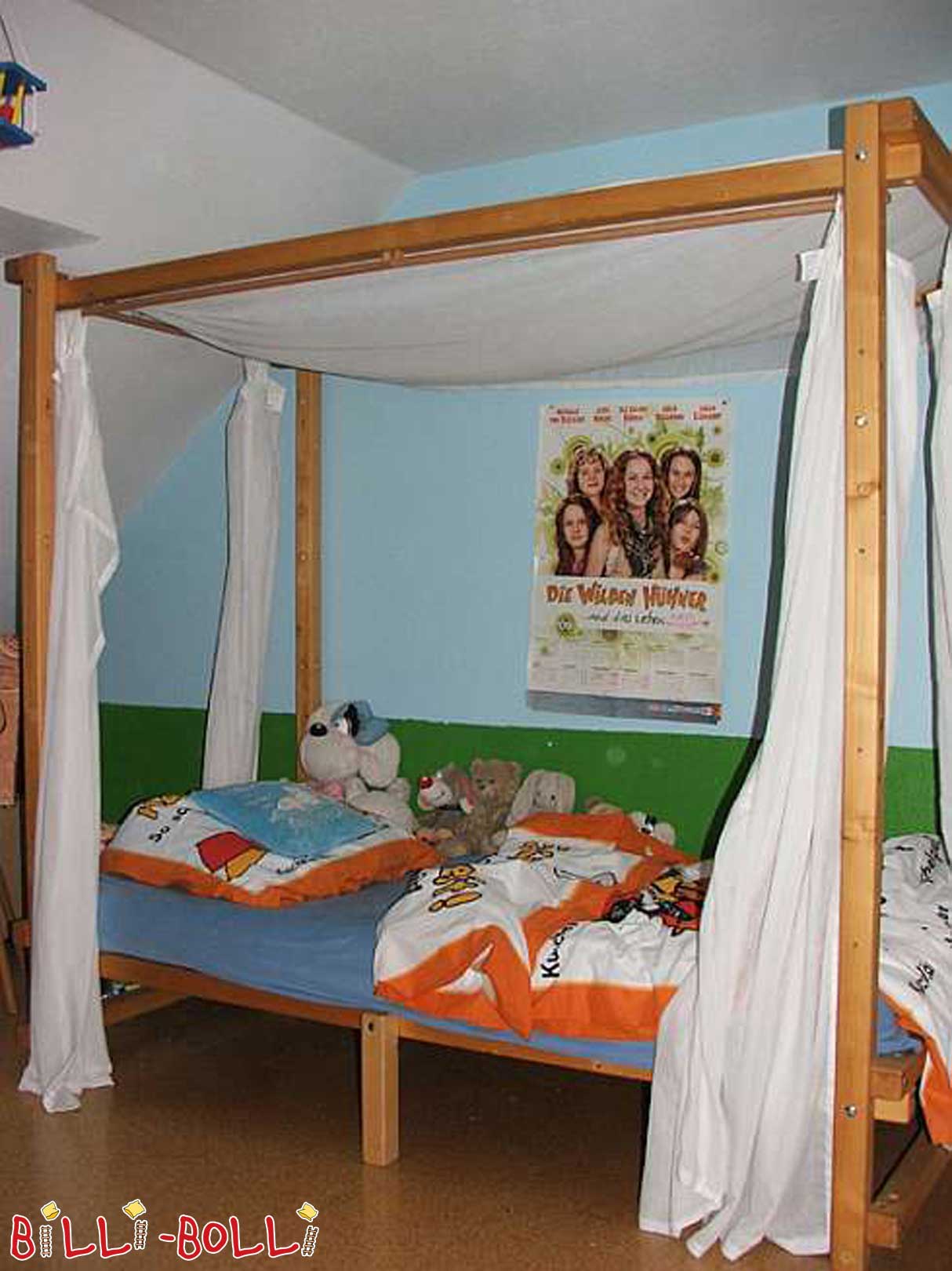 Billi-Bolli Himmelbett bzw. Piratenhochbett (Hochbett gebraucht) Billi-Bolli Himmelbett bzw. Piratenhochbett (Hochbett gebraucht)