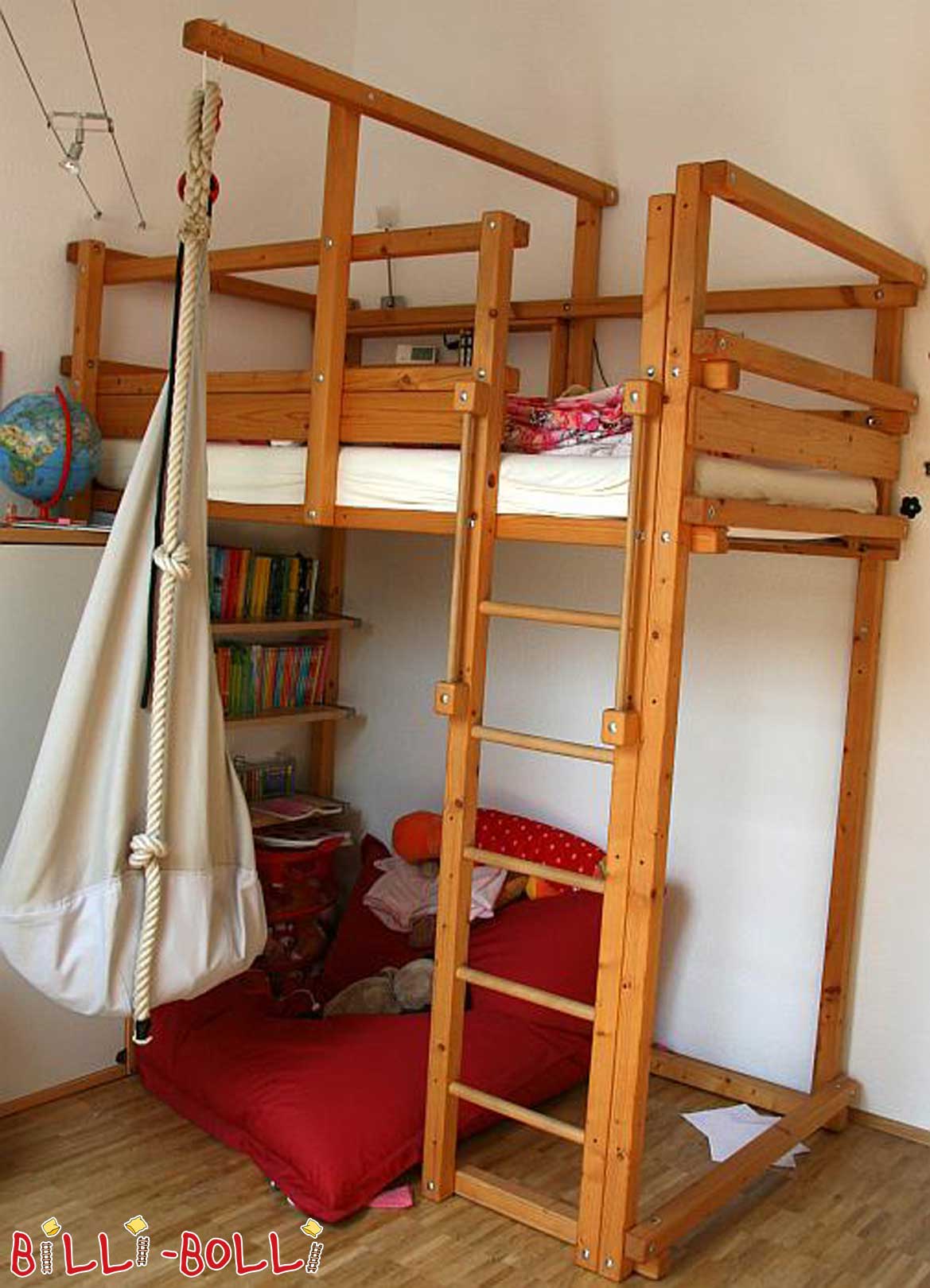 Mitwachsendes Kinderhochbett, Fichte (Kategorie: Hochbett gebraucht)