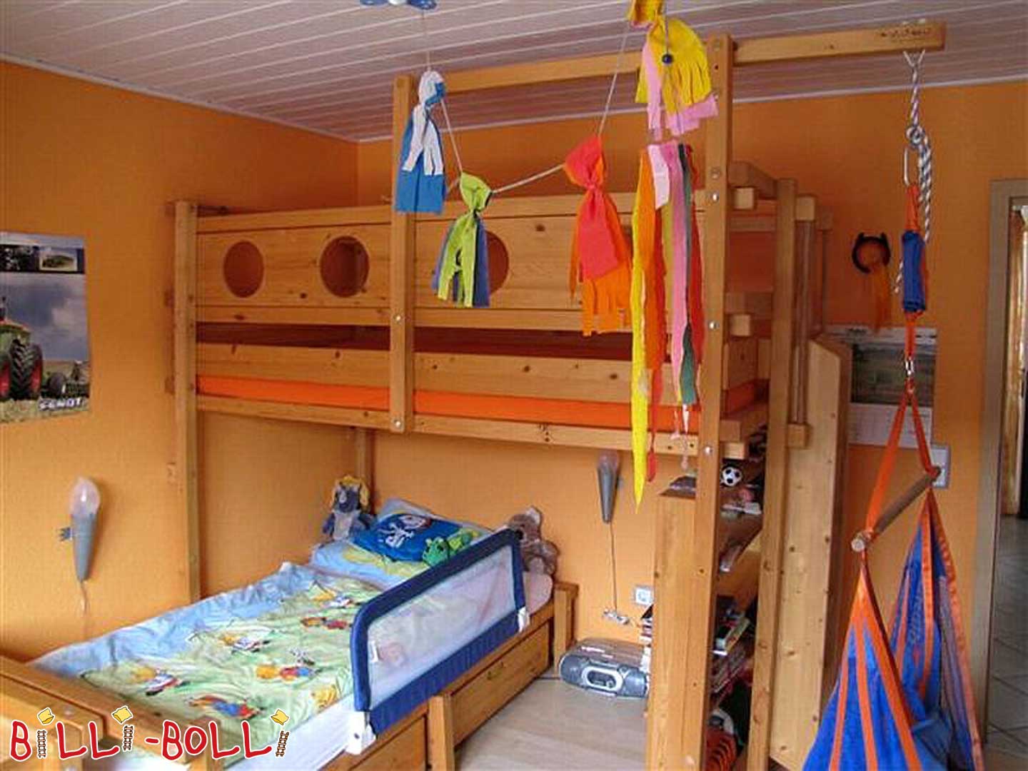 Etagenbett über Eck (Hochbett gebraucht) Etagenbett über Eck (Hochbett gebraucht)