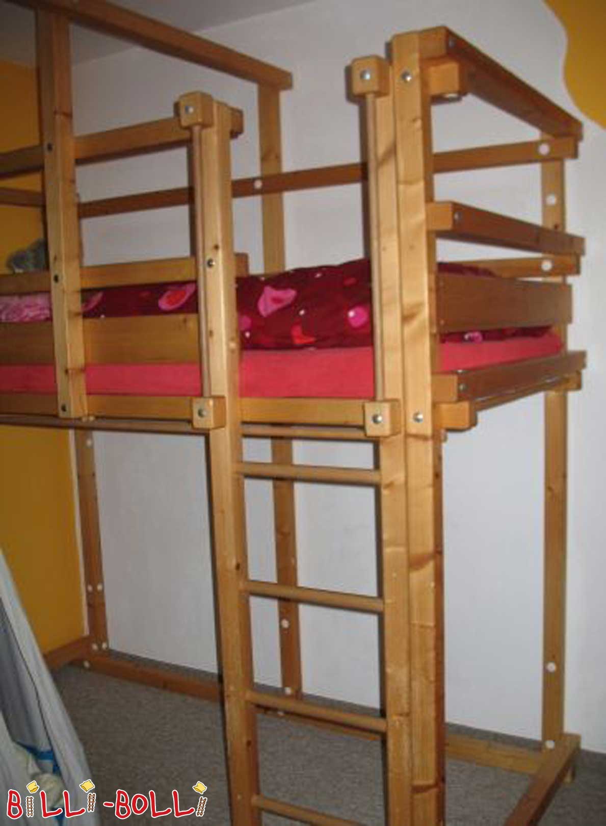 Original Billi-Bolli mitwachsendes Hochbett (Hochbett gebraucht) Original Billi-Bolli mitwachsendes Hochbett (Hochbett gebraucht)