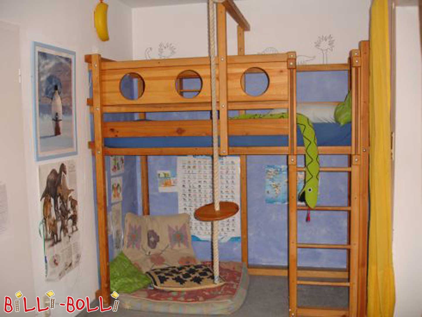 Seeräuberbett 90/200 Kiefer (Hochbett gebraucht) Seeräuberbett 90/200 Kiefer (Hochbett gebraucht)