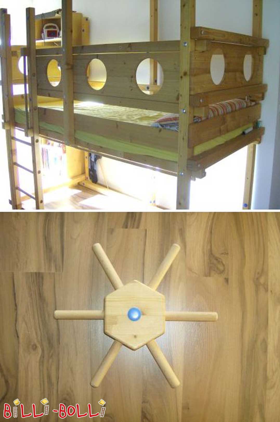 Mitwachsendes Hochbett zu verkaufen <br />(Kategorie: Hochbett gebraucht)