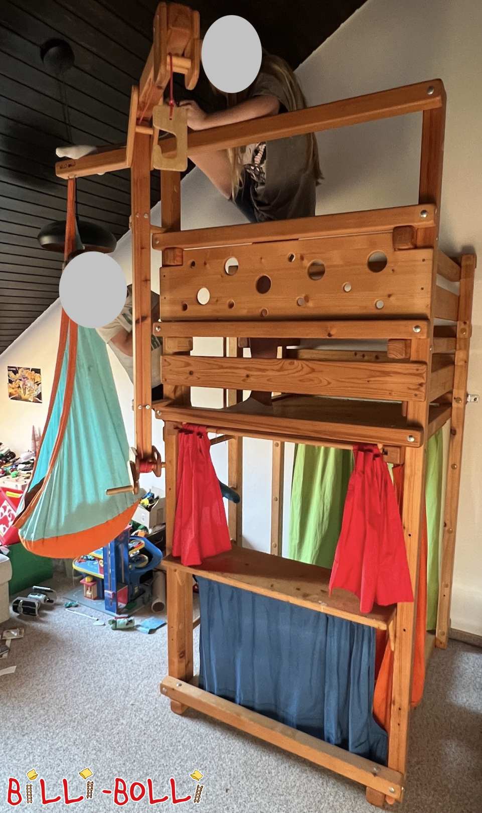 Spielturm mit Spielkran (Kategorie: Spielturm gebraucht)