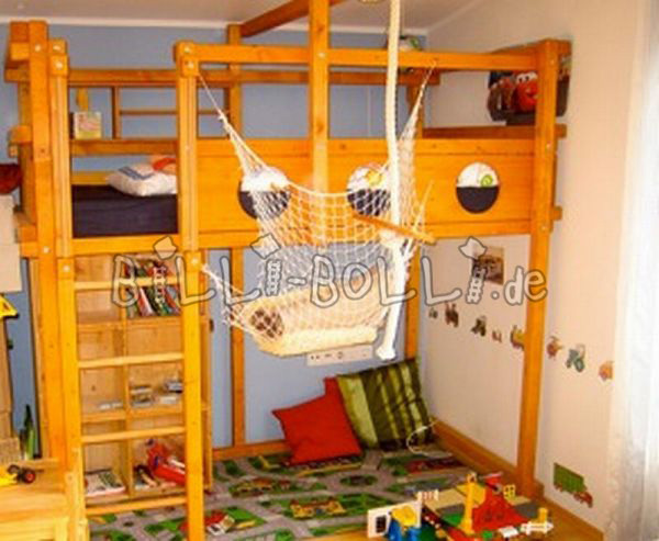 mit wachsendes Billi Bolli Hochbett (Hochbett gebraucht) mit wachsendes Billi Bolli Hochbett (Hochbett gebraucht)