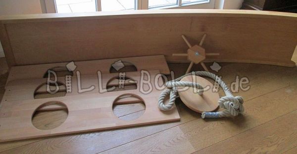 Zubehör für Billi-Bolli-Hochbett 100x200 cm (Hochbett gebraucht) Zubehör für Billi-Bolli-Hochbett 100x200 cm (Hochbett gebraucht)